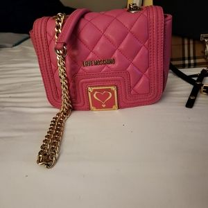 Love moschino quilted shoulder bag